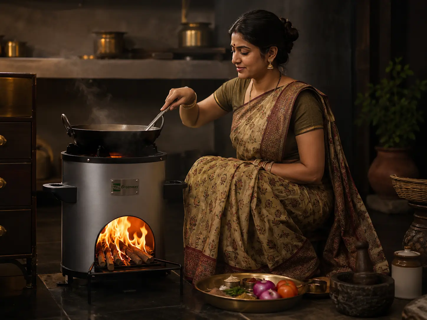 Household Wood-Fired Cooking